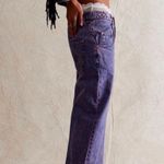 We The Free  Purple Wash Electric Feels Dropped Wide Leg Jeans 30 Photo 2