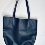 ASOS Black Vegan Leather Tote Photo 2