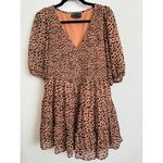 ASOS  Cheetah Spotted Mini Dress Photo 3