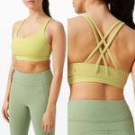 Lululemon Energy Bra Lemon Vibe US 4 Yoga Pilate Running Workout Gym Photo 1