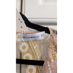Hello Molly Women's  Pink Gold Sequin Mini Dress M Photo 5