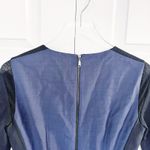 Elie Tahari  Wool Blend Sheath Dress with Mesh Inserts Photo 6