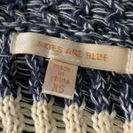 Urban Outfitters Skies Are Blue Blue Cream Striped Chunky Knit Dolman Sleeve Cardigan XS Photo 11