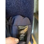 Misha Veronika Strappy Stretch Metallic Midi Dress Nightshade Blue Womens Size 4 Photo 10