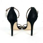 Joie  Alana Pearl Studded Ankle Strap Heeled Sandals Black Size 9 Photo 2