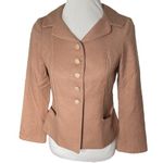 Rebecca Taylor Wool and Silk Blazer Dusty Rose Size 4 Photo 12