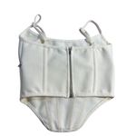 superdown  Gia Corset Top in White X-Small New Womens Sleeveless Tank Photo 5