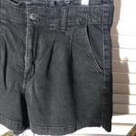 American Eagle High Waist Denim Shorts Black Women's Size 12 Photo 3