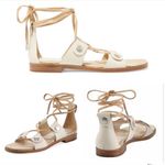 Rag and Bone  Evelyn Tie Up  Gladiator Sandals in Ivory Size 8.5 Photo 1