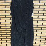 Bar III Black Shimmer Tank Dress Size Small Photo 0