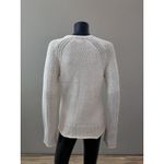 Calvin Klein Jeans Cotton Knit Sweater Women's M Ivory Crewneck Photo 1