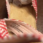 Easy Street  Women's Starling Flat woven Sandal flip flop red white Size 6.5 NIB Photo 4