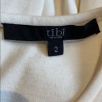 Tibi  sleeveless ponte knit cream fit n flare dress Photo 4