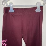 Kenzo logo printed spellout Bordeaux leggings size XS Purple Photo 4