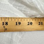 Lulus White Ribbed Long Sleeve Blouse Womens L V Neck Casual Classic Shirt Top Size L Photo 4