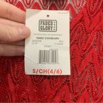 Faded Glory NWT‎  Red Swim Coverup Size Small Photo 6