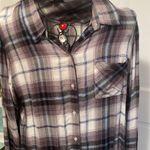 a.n.a 🤩🤩🤩BOGOHO 🤩🤩🤩Blur/Gray LS Plaid Button Down Shirt-XL Photo 2