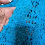 Vintage Marisa Christina Elegant Nubby Knit Blue Sweater Dress L Secretary Retro Size L Photo 6