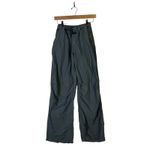 ZARA Pull On Pants Womens 6 Gray 100% Cotton Wide Leg Minimalist Streetwear Photo 1