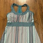 prAna  Cali Dress Womens XS Tribal Striped Maxi Long Racerback Sun Shelf Bra Photo 3