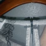 Salt M Butterfly Net Applique Puff Sleeve Crop Top Black Size M Photo 9