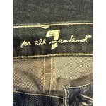 7 For All Mankind Colette Straight Leg Jean Embroidered Pockets 27 Medium Wash Photo 5