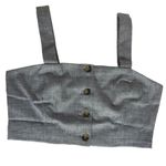 Banana Republic Button Cropped Tank Size 10 NWT Photo 5