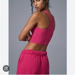 Alo Yoga  Real Bra Tank Hot Pink Size Small Photo 2