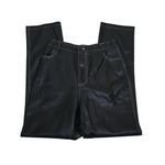 White Fox Boutique White Fox Women's L You've Got It Faux Leather Straight Leg Pants Photo 3