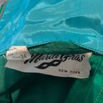 MARDI GRAS Vintage 60s Green Midi Sleeveless Shift Dress 14 (fits like small) Photo 5