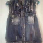 Free People Women’s  Vest Denim   L Photo 0
