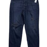 Old Navy NWT Women's High-Waisted O.G. Straight Cut-Off Jeans Size 10 Black Photo 1