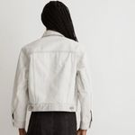 Madewell The Trucker Crop Jean Jacket in Glenrich Wash Size S NWT Photo 1