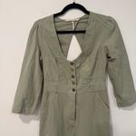 Free People  Back Into It Jumpsuit in Agave Silk XS Photo 2