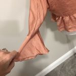 Topshop  dusty rose Ruffled Blouse Photo 7