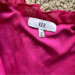 Nordstrom NWT Pink Long Sleeve Tiered Mini Dress Photo 5