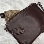 Coach y2k Vintage Leatherware Brown Leather Wristlet Photo 5