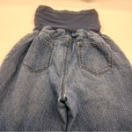 Indigo Blue Women's Maternity Denim Jeans w/Elastic Maternity Band at Waist-XL Photo 2