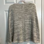 White House | Black Market White House Black Monclair Cape Sweater Grey/White w/ Silver Accent Size Small Photo 1