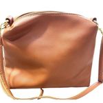 Unbranded Faux Leather Adjustable Strap Crossbody Bag Camel Brown Photo 3