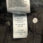 AGOLDE Toni Mid Rise Straight Black Jeans Size 27 Distressed Black Denim Photo 8