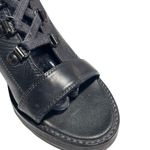 Free People  City Of Lights EU 39 US 9 Booties Lace Up Ankle Boots NEW Dark Blue Photo 12