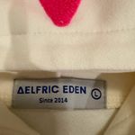 Aelfric Eden  White and Orange Star Hoodie Photo 2
