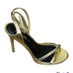 Nasty Gal Woman’s Gold “Night Out” Classy Heels Size 8.5M Photo 0