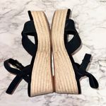 Toms Women's Black Suede Willow Espadrille Sandals size US 10 Photo 7