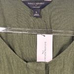 Banana Republic  Linen Blend Utility Romper Long Sleeve Army Olive‎ Green Size S Photo 2
