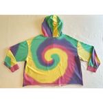 Disneyland Parks Tie Dye Pullover Women Livin' My Best Life Crop Hoodie Size 2X Photo 2