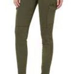 BLANK NYC  Green Zipper Cargo Skinny Pants Photo 0