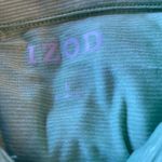 IZOD New with Tags  Polo Breathable Green Striped Men’s Shirt Sz Large Photo 3