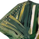 JM Collection ‎ Painted Palms Animal Influence Blouse Top MP NWT Photo 3